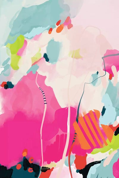 Colorful Abstracts: Pink Sky II by Ana Rut Bré