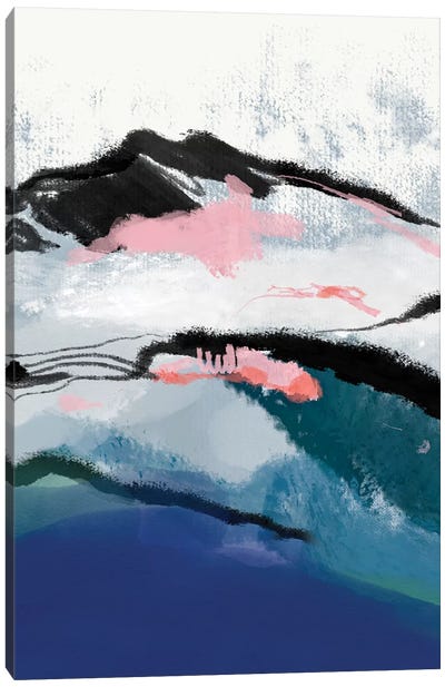 Snow Mountain Canvas Art Print - Ana Rut Bré