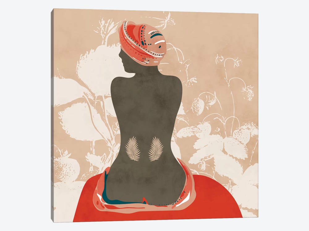 Woman With Leaves by Ana Rut Bré 1-piece Art Print