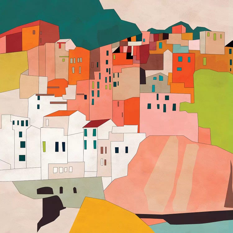 Cinque Terre by Ana Rut Bré wall art