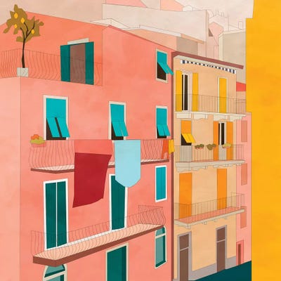 Italy Streetview by Ana Rut Bré framed wall art