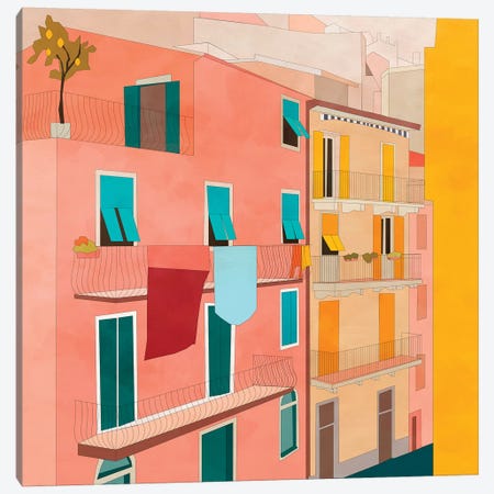 Italy Streetview Canvas Print #RTB96} by Ana Rut Bré Art Print