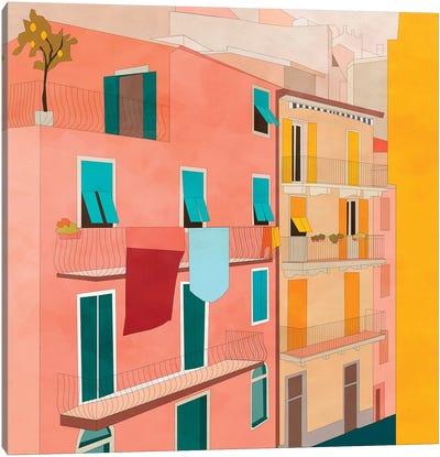 Italy Streetview Canvas Art Print - Ana Rut Bré