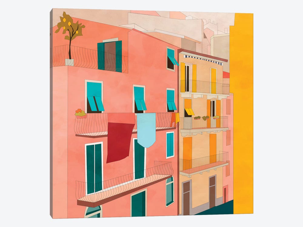 Italy Streetview by Ana Rut Bré 1-piece Canvas Art Print