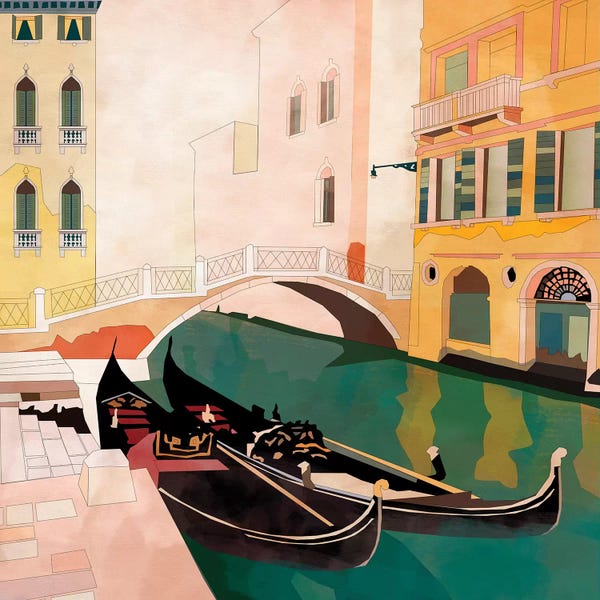 Veneto: Venice Gondolas I by Ana Rut Bré