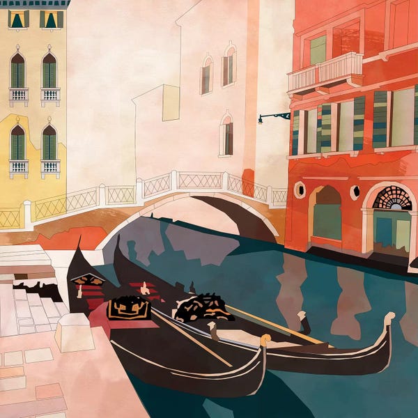 Daydream Destinations: Venice Gondolas II by Ana Rut Bré
