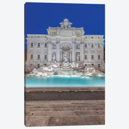 Italy, Rome, Trevi Fountain at dawn Canvas Print #RTI11} by Rob Tilley Canvas Print