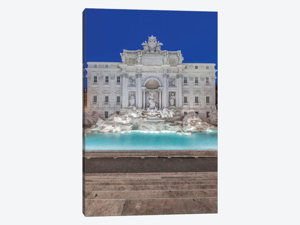 Italy, Rome, Trevi Fountain at dawn by Rob Tilley 1-piece Canvas Art Print