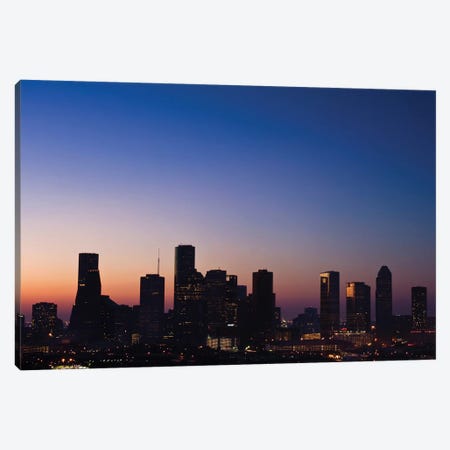 Texas, Houston Skyline At Dawn Canvas Print #RTI27} by Rob Tilley Canvas Print