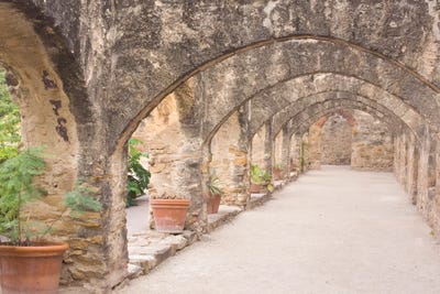 Canvas Print: Texas, San Antonio, San Antonio Missions NHP, Misison San Jose Y San Miguel De Aguayo Convento by Rob Tilley - thumbnail