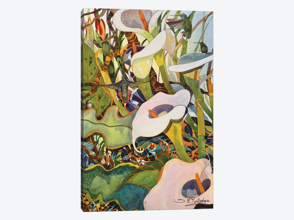 The Lily Patch by Susan E. Routledge 1-piece Canvas Art