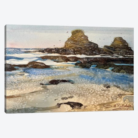 Cooks Beach Canvas Print #RTL105} by Susan E. Routledge Canvas Print