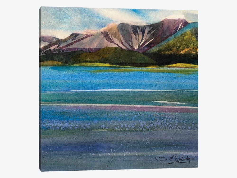 Lake And Fells by Susan E. Routledge 1-piece Art Print