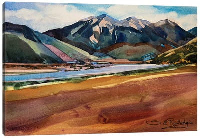 Cooks Valley Canvas Art Print - Valley Art