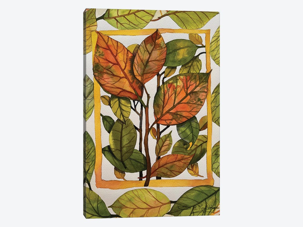 Fallen Leaves by Susan E. Routledge 1-piece Canvas Art