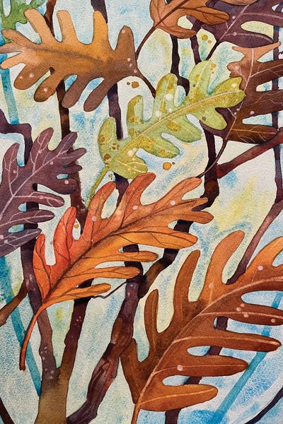 Fall by Susan E. Routledge art print