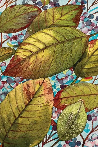 Susan E. Routledge: Drifting Leaves by Susan E. Routledge