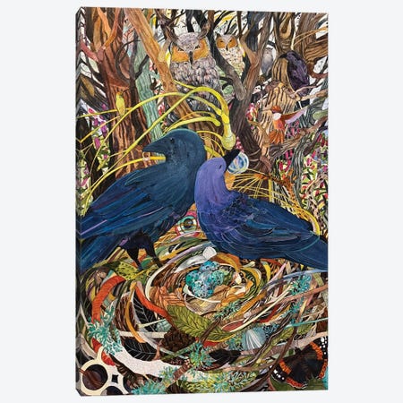 Ravens Nest Canvas Print #RTL138} by Susan E. Routledge Canvas Art Print
