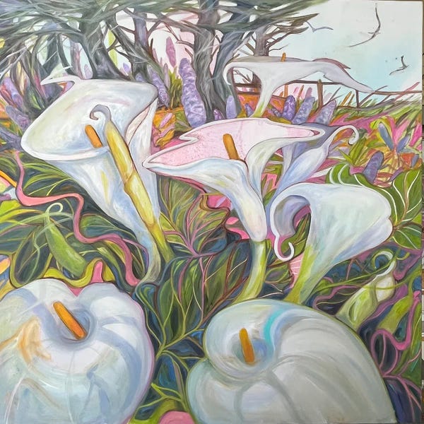 Tranquil Gardens: Mendocino Spring by Susan E. Routledge