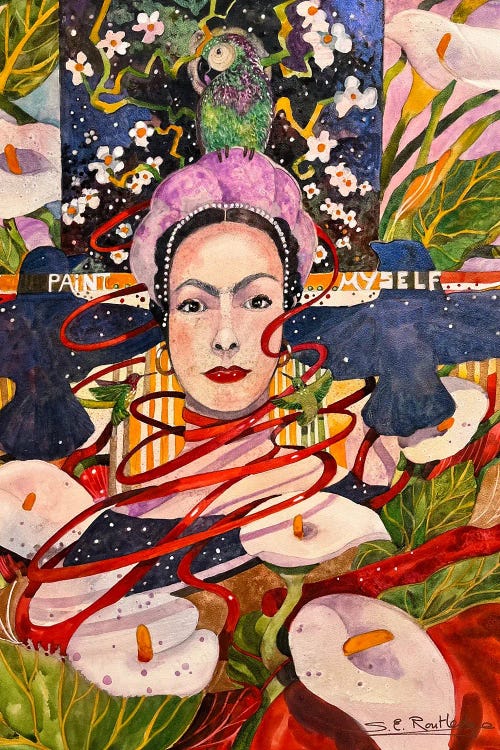I Paint Myself by Susan E. Routledge wall art
