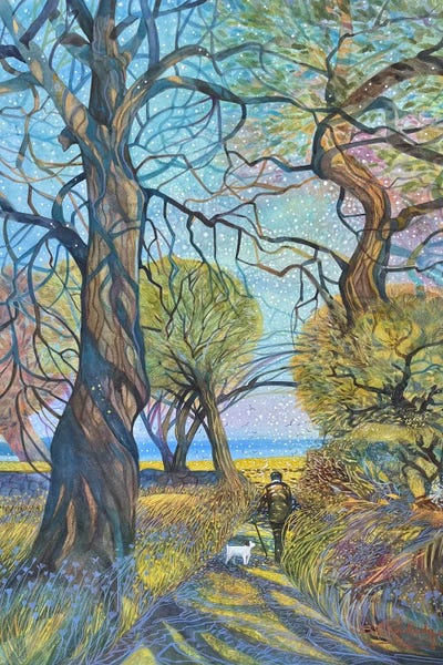 Fine Art Print: Turning For Home by Susan E. Routledge
