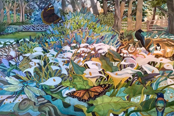 Tranquil Gardens: Through The Gate by Susan E. Routledge