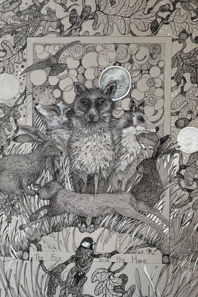 Foxes: The Fox And The Hare by Susan E. Routledge