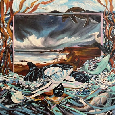 California Waters by Susan E. Routledge canvas print