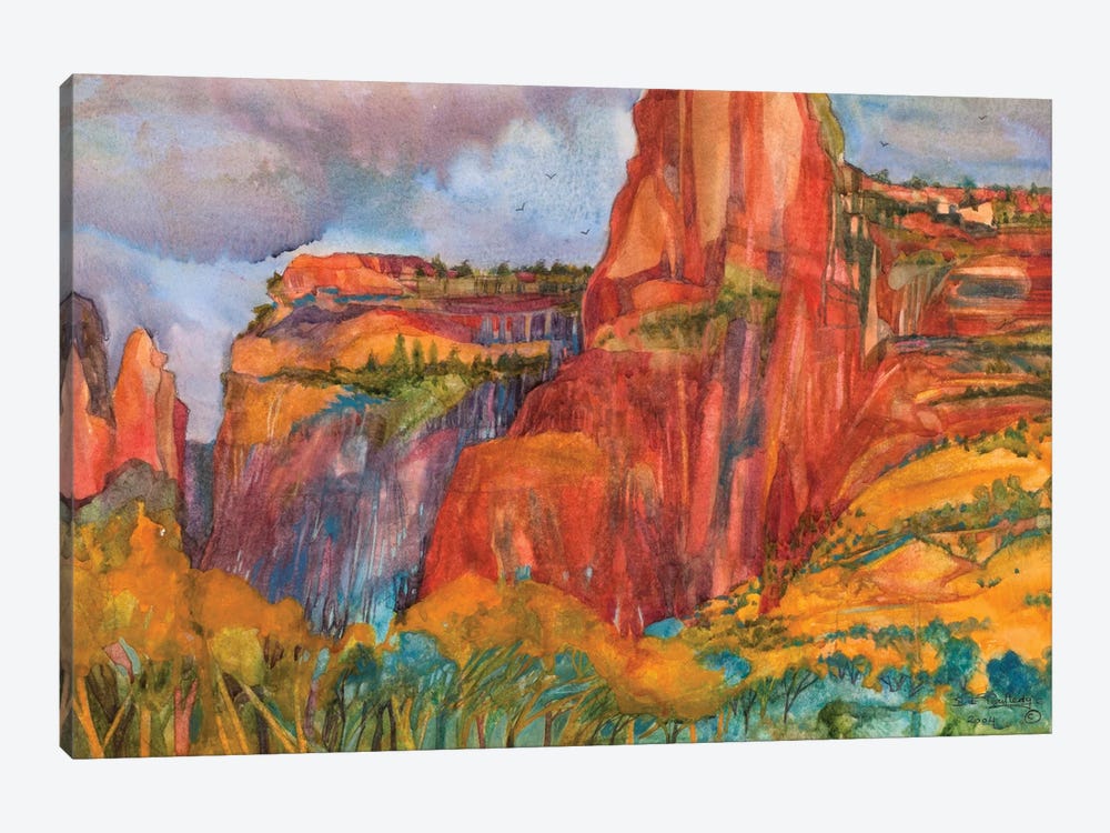 Canyon Storm by Susan E. Routledge 1-piece Canvas Art