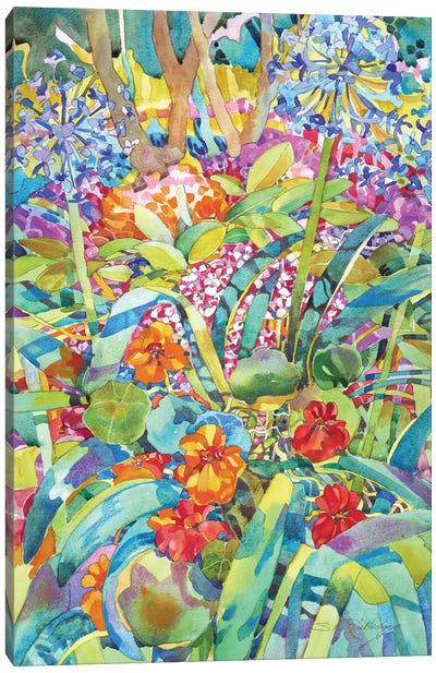 Carmel Border Canvas Art Print - Susan E. Routledge