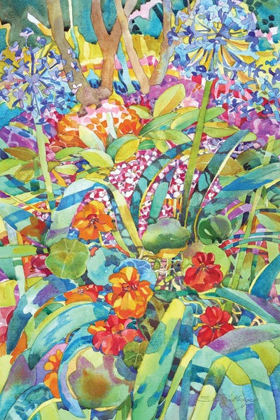 Intricate Watercolors: Carmel Border by Susan E. Routledge