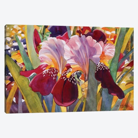 Iris Canvas Print #RTL47} by Susan E. Routledge Canvas Art