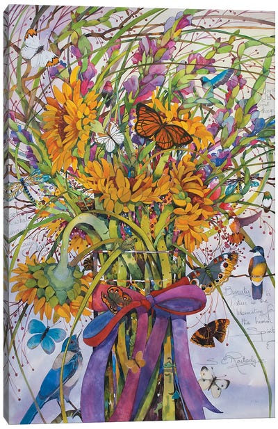 Little Things Canvas Art Print - Monarch Butterflies