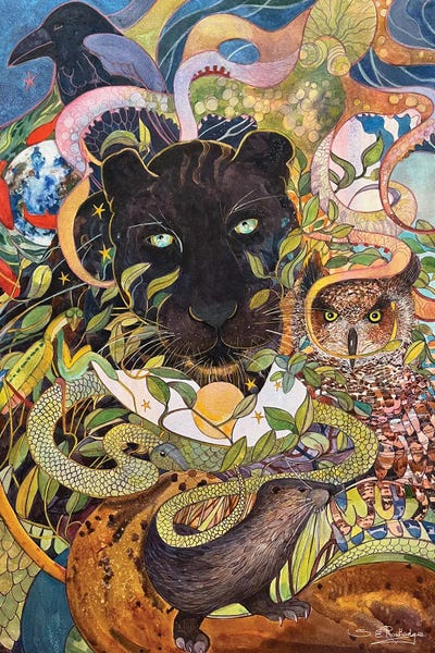 Stealth by Susan E. Routledge art print