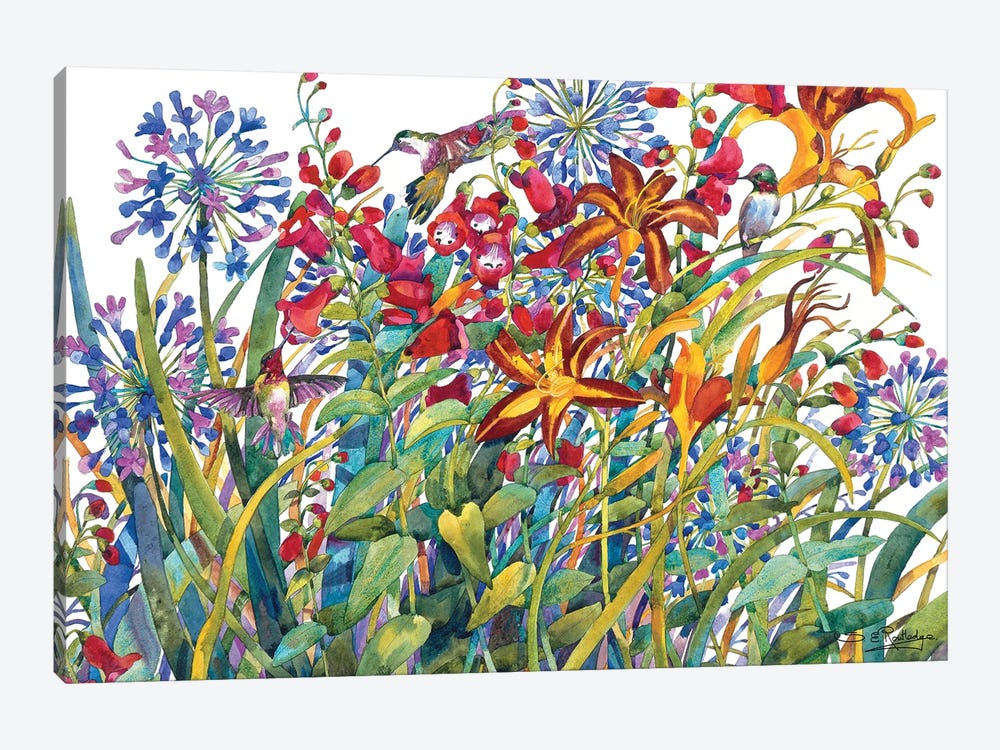 Summer Garden by Susan E. Routledge 1-piece Canvas Wall Art