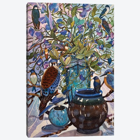 Blue Canvas Print #RTL6} by Susan E. Routledge Canvas Art