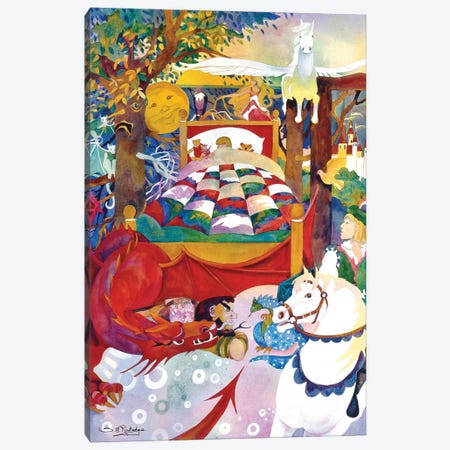 Through A Childs Eyes Canvas Print #RTL75} by Susan E. Routledge Canvas Art Print