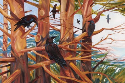 Tree Tops by Susan E. Routledge canvas print