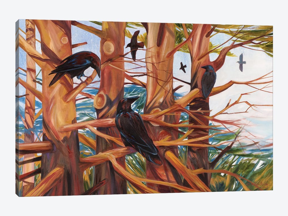Tree Tops by Susan E. Routledge 1-piece Canvas Art Print
