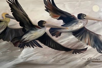 Into The Sun by Susan E. Routledge art print