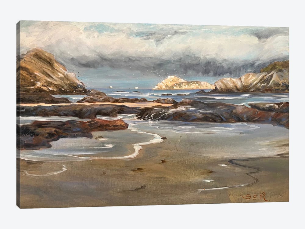 Anchor Bay Beach by Susan E. Routledge 1-piece Canvas Wall Art