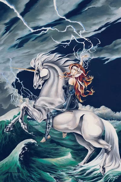 Rolling Thunder by Ruth Thompson framed wall art