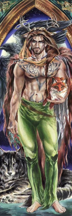 The Druid by Ruth Thompson wall art