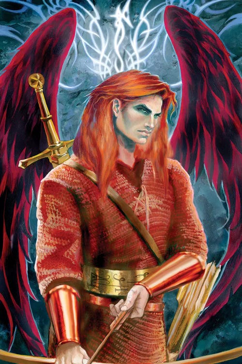 Uriel Embattled by Ruth Thompson wall art