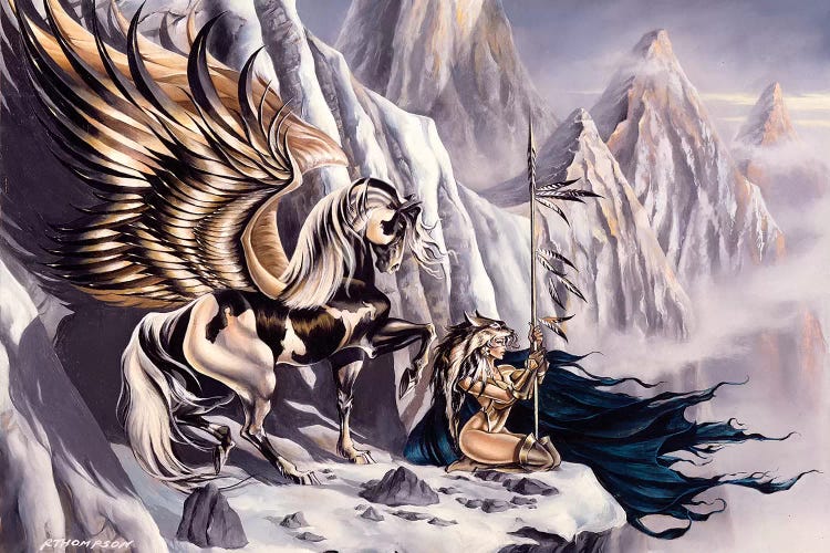 Winter's Sorrow Ii by Ruth Thompson wall art