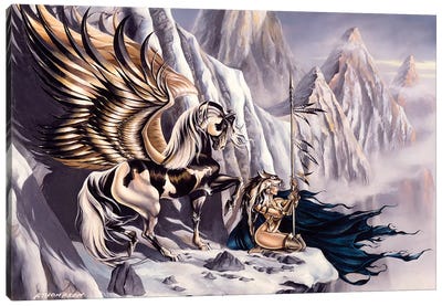 Winter's Sorrow Ii Canvas Art Print - Pegasus Art