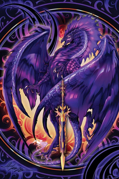 Dragonblade Netherblade by Ruth Thompson wall art