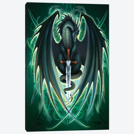 Dragonsword Skullblade Canvas Print #RTP169} by Ruth Thompson Canvas Art Print