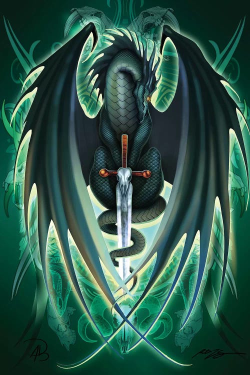 Dragonsword Skullblade by Ruth Thompson wall art
