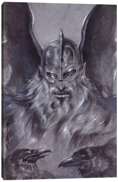 Odin Canvas Art Print